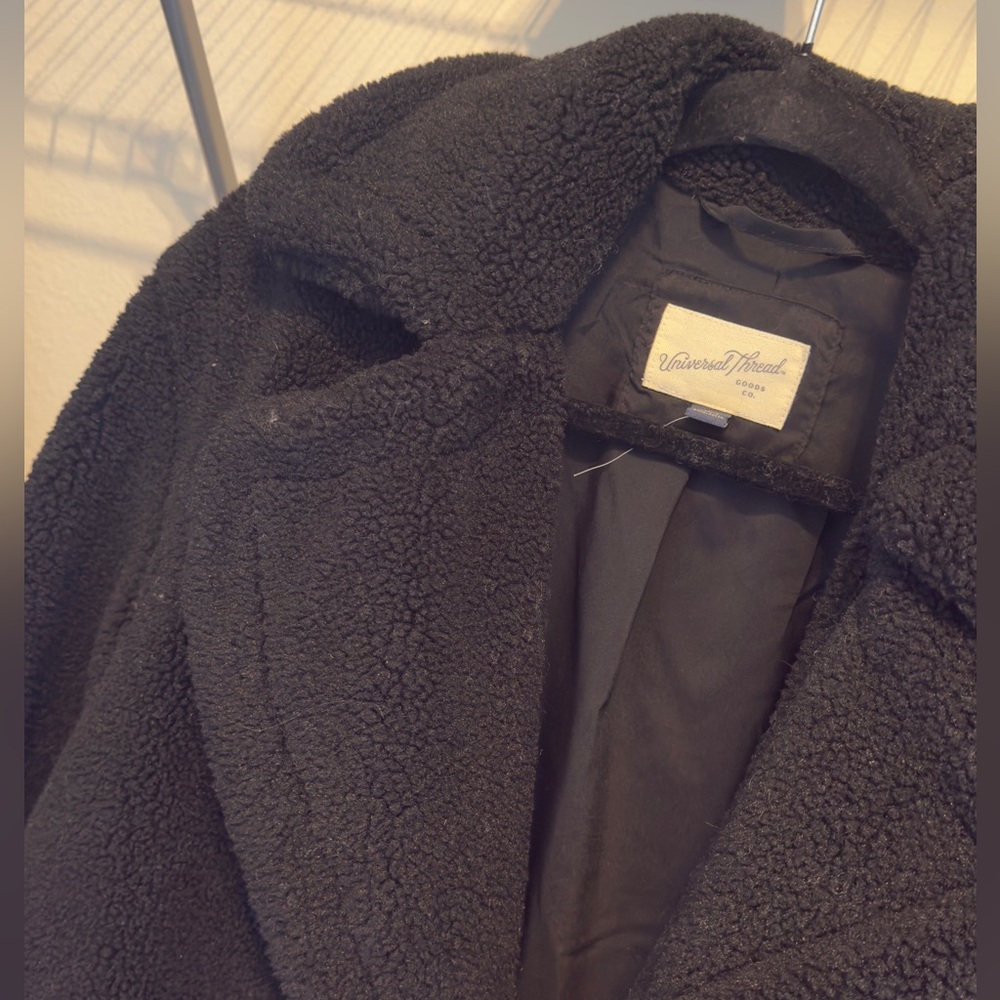 Universal Thread Black Teddy Jacket - image 2
